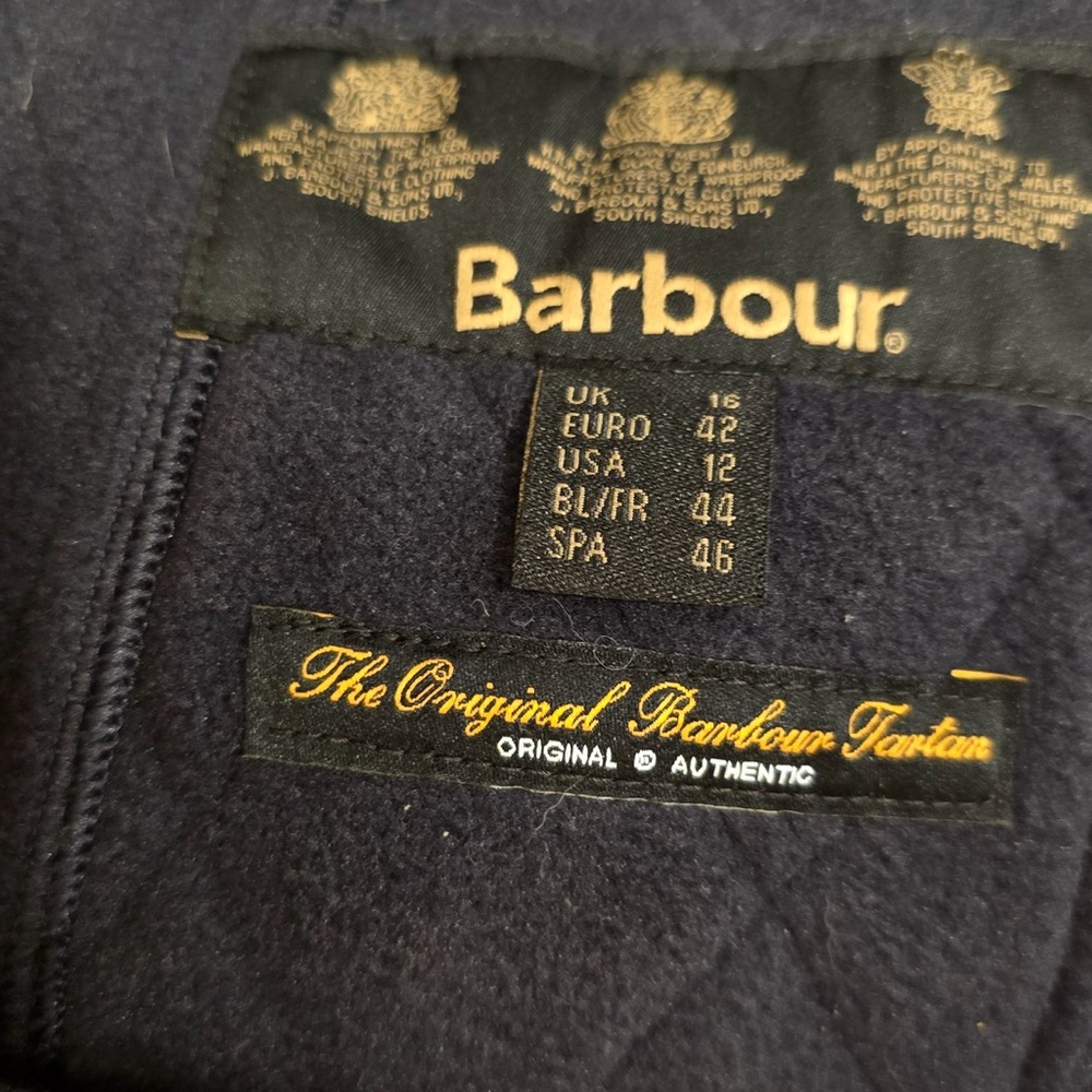 Barbour Navy Outerwear